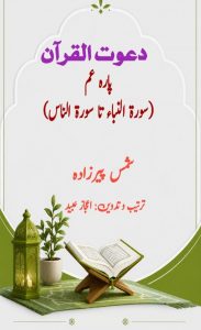 دعوت القرآن (پارہ عم) ۔۔۔ شمس پیرزادہ